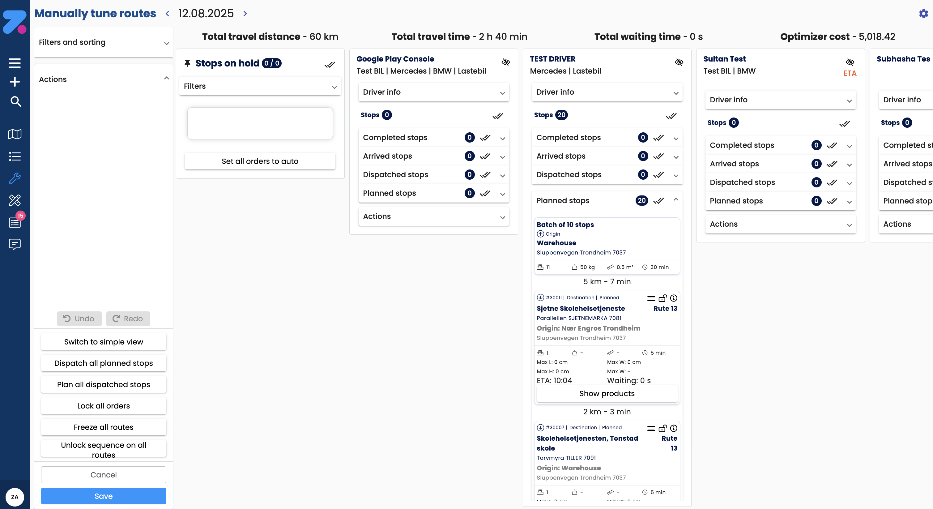 Fine-tuning Settings